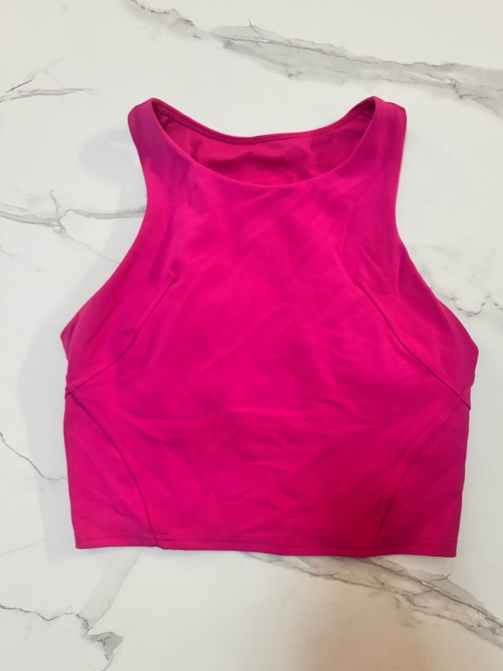 Women’s Pink/Purple Cropped Tank Top